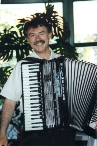 Akkordeonist Dr. Andreas Meier in Nürnberg bei einer Veranstaltung